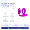 VIBRADOR DUAL  ANAL VAGINAL PUNTO-G SILICONA MULTIFUNCION RECARGABLE USB CONTROL REMOTO