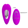 VIBRADOR DUAL  ANAL VAGINAL PUNTO-G SILICONA MULTIFUNCION RECARGABLE USB CONTROL REMOTO