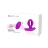 VIBRADOR DUAL  ANAL VAGINAL PUNTO-G SILICONA MULTIFUNCION RECARGABLE USB CONTROL REMOTO