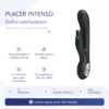 VIBRADOR CARINA PUNTO G CLITORIS USB RECARGABLE SILICONA 12 FUNCIONES
