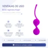 BOLAS VAGINALES KEGEL SILICONA