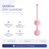 BOLAS VAGINALES KEGEL ROSA SILICONA