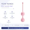 BOLAS VAGINALES KEGEL ROSA SILICONA