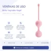 BOLAS VAGINALES KEGEL ROSA SILICONA