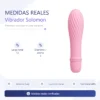 VIBRADOR SOLOMON 10 FUNC  12CM X 3CM