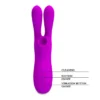 VIBRADOR Y SUCCIONADOR DE CLITORIS 7 FUNCIONES SILICONA USB RECARGABLE 16CM X 4CM