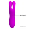 VIBRADOR Y SUCCIONADOR DE CLITORIS 7 FUNCIONES SILICONA USB RECARGABLE 16CM X 4CM
