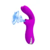 VIBRADOR Y SUCCIONADOR DE CLITORIS 7 FUNCIONES SILICONA USB RECARGABLE 16CM X 4CM