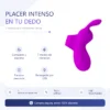 VIBRADOR RECARGABLE  FINGER BUNNY 7 FUNC USB 10CM X 3CM