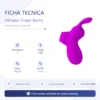 VIBRADOR RECARGABLE  FINGER BUNNY 7 FUNC USB 10CM X 3CM