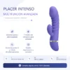 VIBRADOR TRACY MULTIFUNCION SILICONA 19CM X 3.5CM