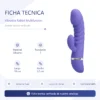 VIBRADOR TRACY MULTIFUNCION SILICONA 19CM X 3.5CM