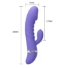 VIBRADOR TRACY MULTIFUNCION SILICONA 19CM X 3.5CM