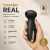 SUCCIONADOR GOLD  ROYAL PLEASURE SUCCIONADOR DE CLITORIS 7 FUNCIONES SILICONA USB RECARGABLE 13CM X 4CM