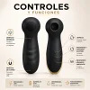 SUCCIONADOR GOLD  ROYAL PLEASURE SUCCIONADOR DE CLITORIS 7 FUNCIONES SILICONA USB RECARGABLE 13CM X 4CM
