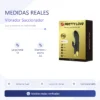 VIBRADOR GOLD ROYAL PLEASURE SUCCIONADOR DE CLITORIS 7 FUNCIONES SILICONA USB RECARGABLE 19CM X 3,6CM
