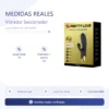 VIBRADOR GOLD ROYAL PLEASURE SUCCIONADOR DE CLITORIS 7 FUNCIONES SILICONA USB RECARGABLE 19CM X 3,3CM