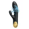 VIBRADOR GOLD ROYAL PLEASURE SUCCIONADOR DE CLITORIS 7 FUNCIONES SILICONA USB RECARGABLE 19CM X 3,3CM