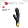 VIBRADOR GOLD ROYAL PLEASURE SUCCIONADOR DE CLITORIS 7 FUNCIONES SILICONA USB RECARGABLE 19CM X 3,3CM