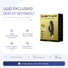 VIBRADOR GOLD  ROYAL PLEASURE DOBLE ESTIMULACIÓN CON 7 FUNCIONES EN SILICONA LÍQUIDA USB RECARGABLE
