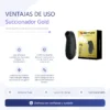 SUCCIONADOR GOLD  ROYAL PLEASURE 7 FUNCIONES USB RECARGABLE SILICONA