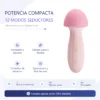 VIBRADOR MUSHROOM SILICONA MULTIFUNCION