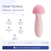 VIBRADOR MUSHROOM SILICONA MULTIFUNCION