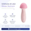VIBRADOR MUSHROOM SILICONA MULTIFUNCION