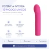 VIBRADOR MICK 10 FUNC 13CM X 3CM