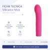 VIBRADOR MICK 10 FUNC 13CM X 3CM