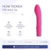 VIBRADOR IRA 10 FUNC 15CM X 2CM