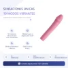 VIBRADOR POLEVIK 10 FUNCIONES SILICONA