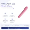 VIBRADOR POLEVIK 10 FUNCIONES SILICONA