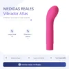 VIBRADOR ATLAS 10 FUNC 15CM X 2CM