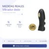 VIBRADOR DEDO ELECTRIC SHOCK USB RECARGABLE 7 FUNC 10CM X 4CM