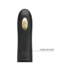 VIBRADOR DEDO ELECTRIC SHOCK USB RECARGABLE 7 FUNC 10CM X 4CM