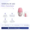HUEVO MASTURBADOR SILICONA - PASSIONATE PRETTY LOVE