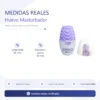 HUEVO MASTURBADOR SILICONA - ROMANTIC PRETTY LOVE