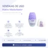 HUEVO MASTURBADOR SILICONA - ROMANTIC PRETTY LOVE