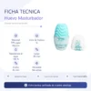 HUEVO MASTURBADOR SILICONA - ATTRACTIVE PRETTY LOVE