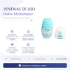 HUEVO MASTURBADOR SILICONA - ATTRACTIVE PRETTY LOVE