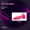 CONSOLADOR PLUG ANAL SOPAPA 13.5CMX3,5CM