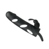 FUNDA CON VIBRADOR Y EXTENSIÓN EXTIENDE 2CM - 14CM X 3CM SILICONA
