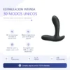 CONSOLADOR PLUG ANAL BACKIE USB RECARGABLE 30 FUNCIONES 12CM X 3,5CM