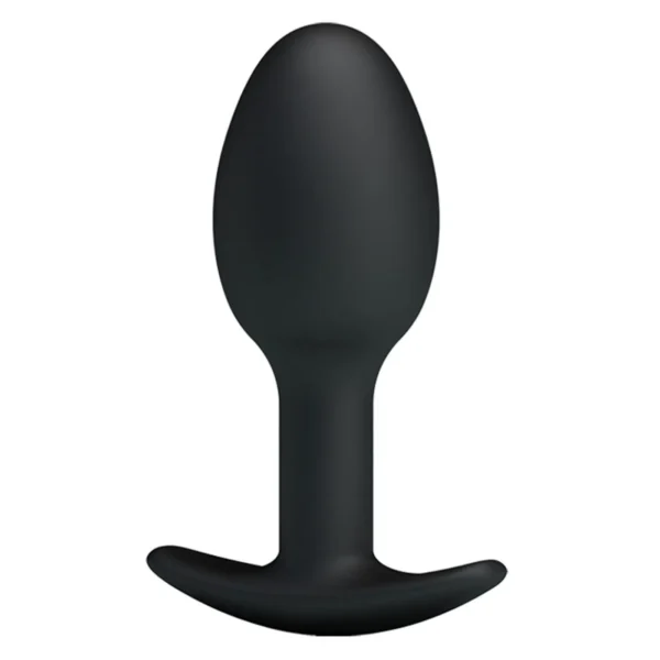 PLUG ANAL SILICONA CON BOLA INTERIOR 8,4 CM X 3CM