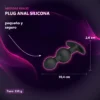 PLUG ANAL SILICONA  10,4CM X 2,6CM