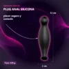 PLUG ANAL SILICONA 12CM X 3CM