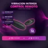 CONSOLADOR ANAL INALAMBRICO CONTROL REMOTO SILICONA 11CMX3CM