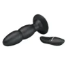 VIBRADOR ROTADOR ANAL CONTROL REMOTO SILICONA RECARGABLE 13CM X 3,5CM