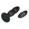 VIBRADOR ROTADOR ANAL CONTROL REMOTO SILICONA RECARGABLE 13CM X 3,5CM